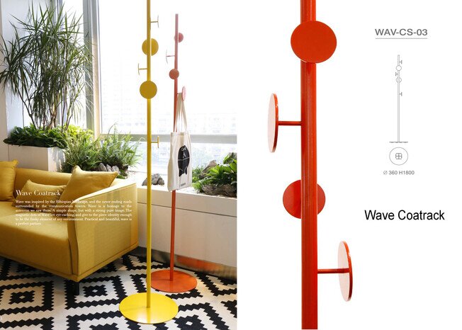 Wave Coatrack - Product image