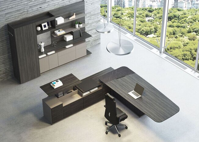 HORI Height Adjustable Executive Desk - Product image