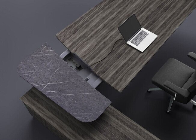 HORI Height Adjustable Executive Desk - Product image