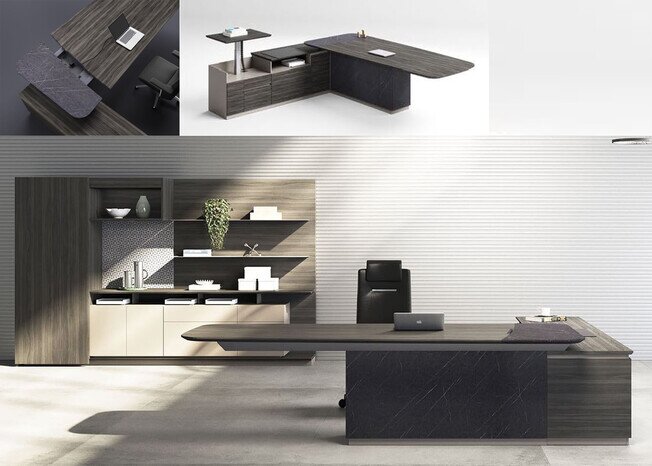 HORI Height Adjustable Executive Desk - Product image