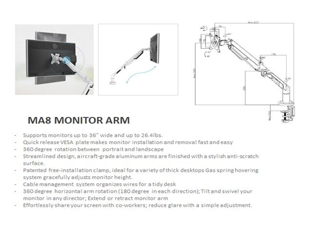 E3 Monitor Arm  - Product image
