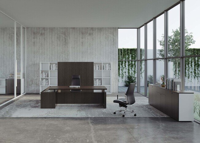 Supreme Height Adjustable Executive Desk - Product image