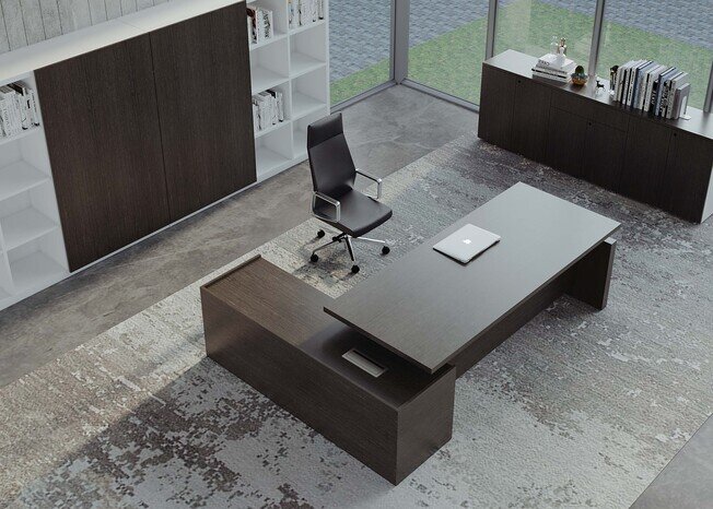 Supreme Height Adjustable Executive Desk - Product image