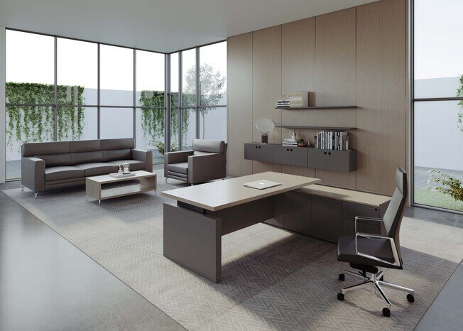 Supreme Height Adjustable Executive Desk - Product image