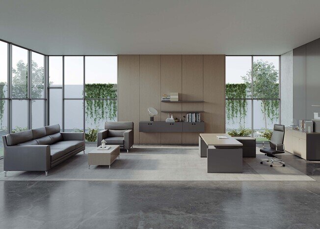 Supreme Height Adjustable Executive Desk - Product image