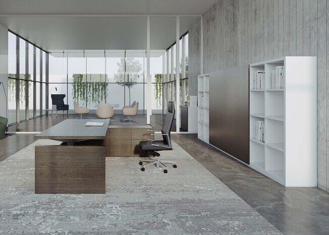 Supreme Height Adjustable Executive Desk - Product image